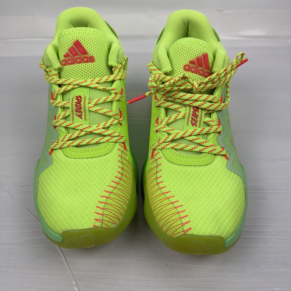 adidas D.O.N. Issue 2 Marvel Spidey Sense Fu7385 Green Basketball Shoes - 8